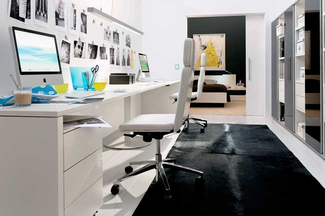 Home Office com Drywall feito por Gesseiro