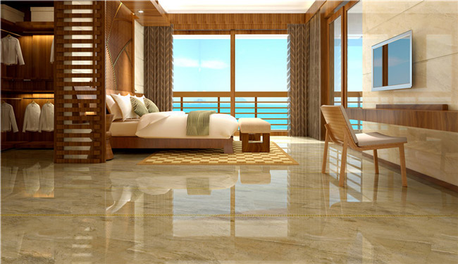 quarto com porcelanato
