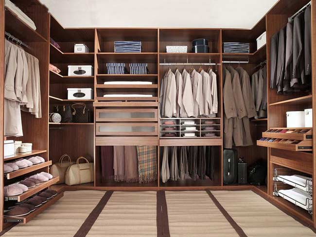 closet organizado