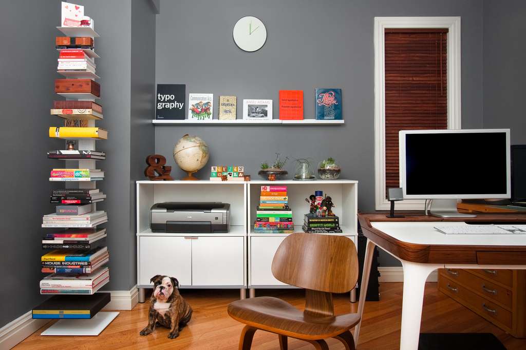 O mobiliário ajuda a decoração seu Home Office