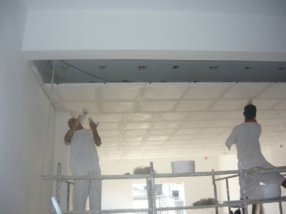 Processo de instalação do Drywall